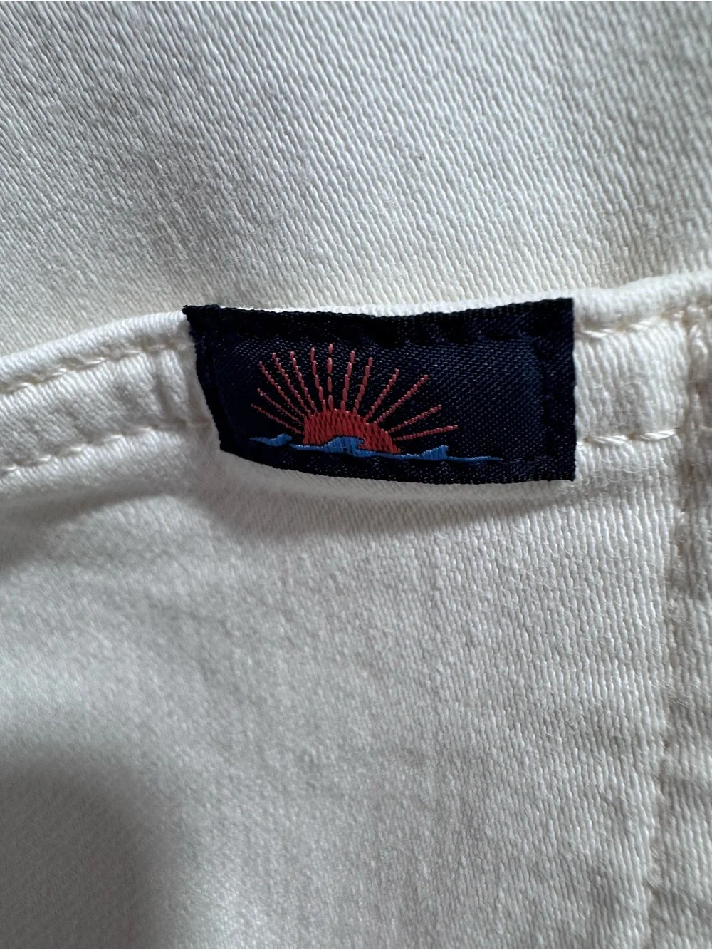 Faherty Stretch Terry Off White Jeans Pants Mens 36x32 Regenerative Cotton Pants